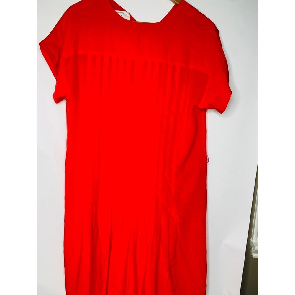 john weitz dress women 100% silk No Tie Belt Sz 6